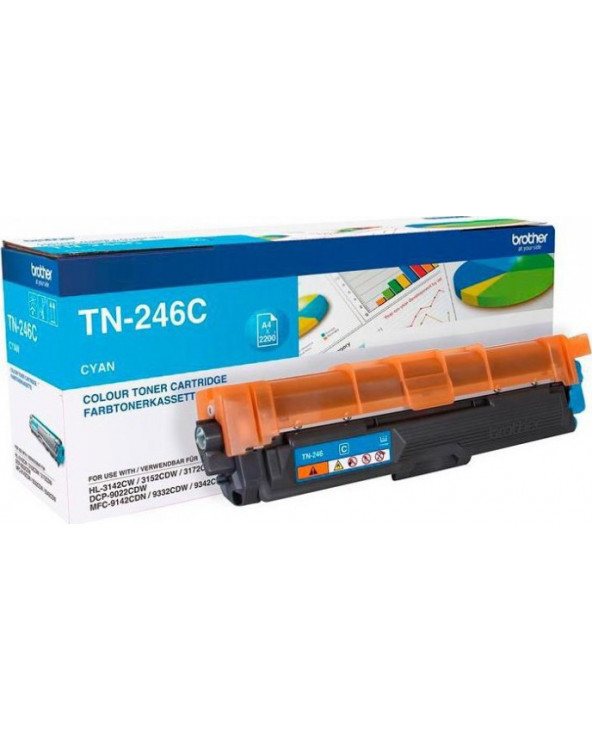 Toner Brother TN-246C Cyan HC (TN-246C) (BRO-TN-246C)