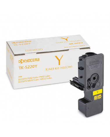 KYOCERA ECOSYS M5521MFP/P5021 TONER YELLOW (TK-5220Y) (KYOTK5220Y)