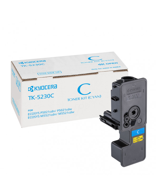 KYOCERA ECOSYS M5521MFP/P5021 TONER HC CYAN (TK-5230C) (KYOTK5230C)