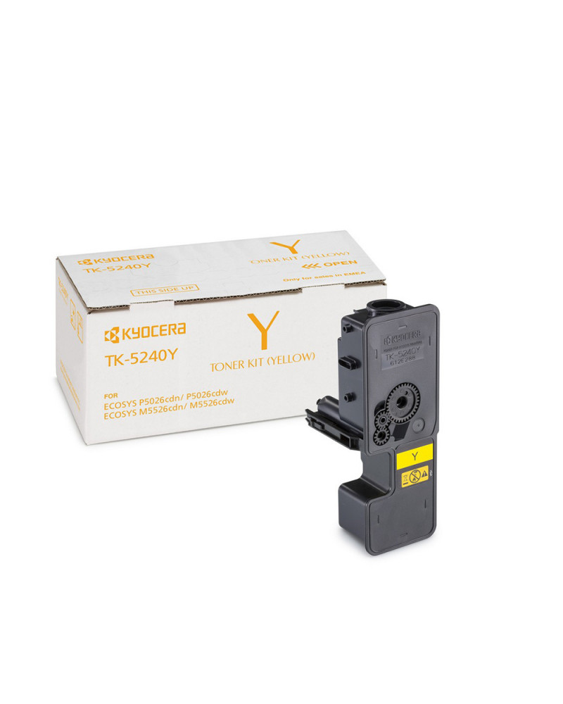 KYOCERA ECOSYS M5526MFP/P5026 TONER YELLOW (TK-5240Y) (KYOTK5240Y)