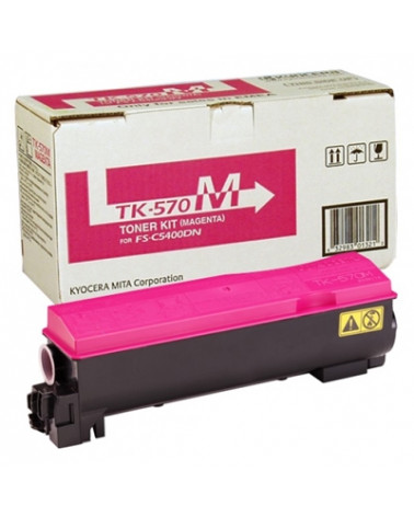 KYOCERA FS C5400DN MAGENTA TONER (12k) (TK-570M) (KYOTK570M)