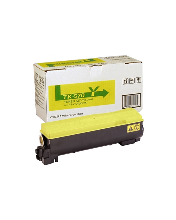 KYOCERA FS C5400DN YELLOW TONER (12k) (TK-570Y) (KYOTK570Y)