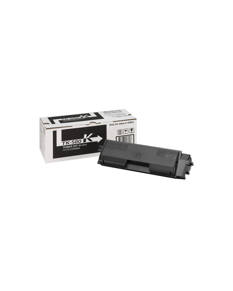 KYOCERA FS C5150DN BLACK TONER (3.5k) (TK-580K) (KYOTK580BK)