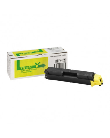 KYOCERA FS C5150DN YELLOW TONER (2.8k) (TK-580Y) (KYOTK580Y)