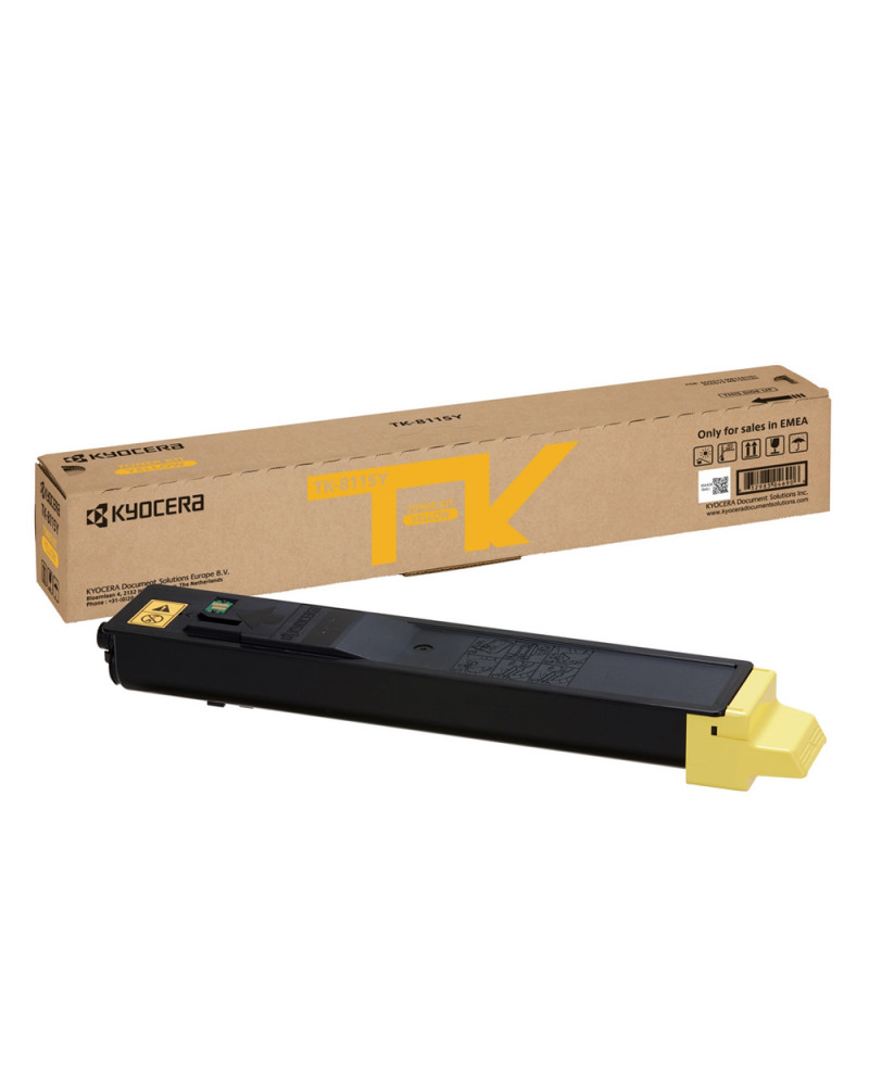 KYOCERA ECOSYS  M8124cidn/M8130cidn TONER YELLOW 8k (TK-8115Y) (KYOTK8115Y)