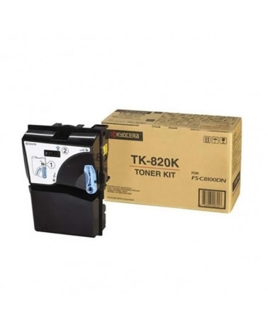 KYOCERA FS C8100DN TONER BLACK (15k) (TK-820K) (KYOTK820BK)