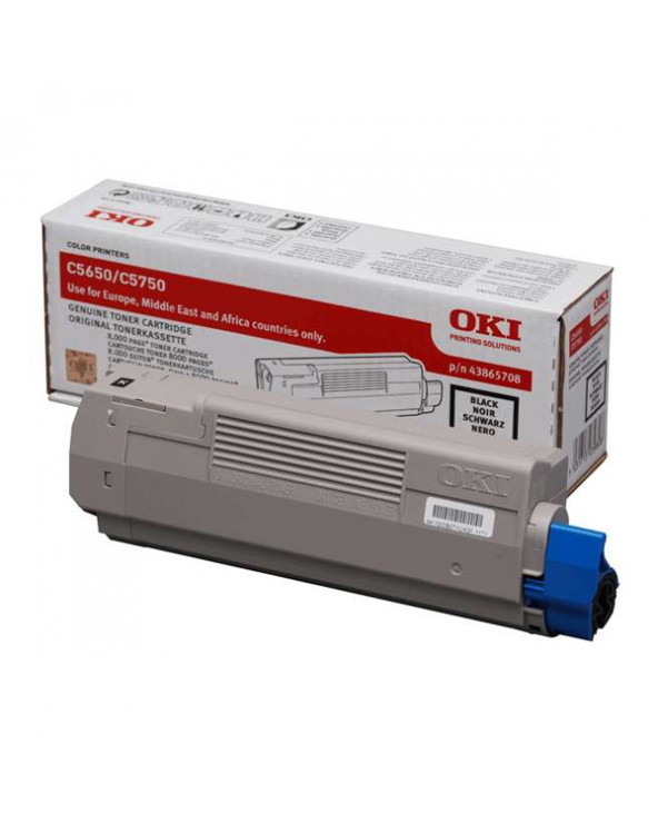 OKI C5650/C5750 TNR BLACK 8K (43865708) (OKI-5650-B)