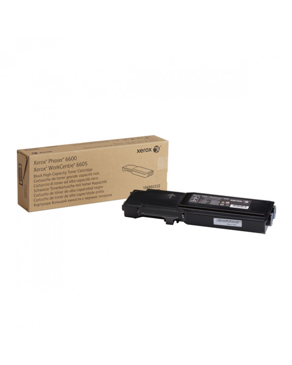 XEROX PHASER 6600 BLACK HC TONER (8k) (106R02232) (XER106R02232)