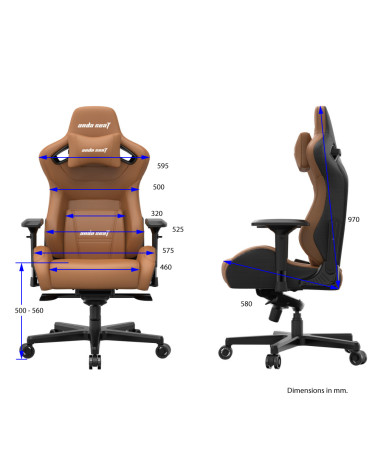 ANDA SEAT Gaming Chair AD12XL KAISER-II Brown