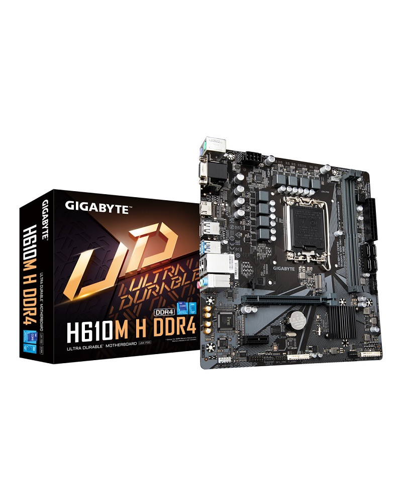 GIGABYTE MOTHERBOARD H610M H DDR4 ,1700 ,MATX