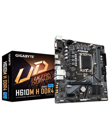 GIGABYTE MOTHERBOARD H610M H DDR4 ,1700 ,MATX