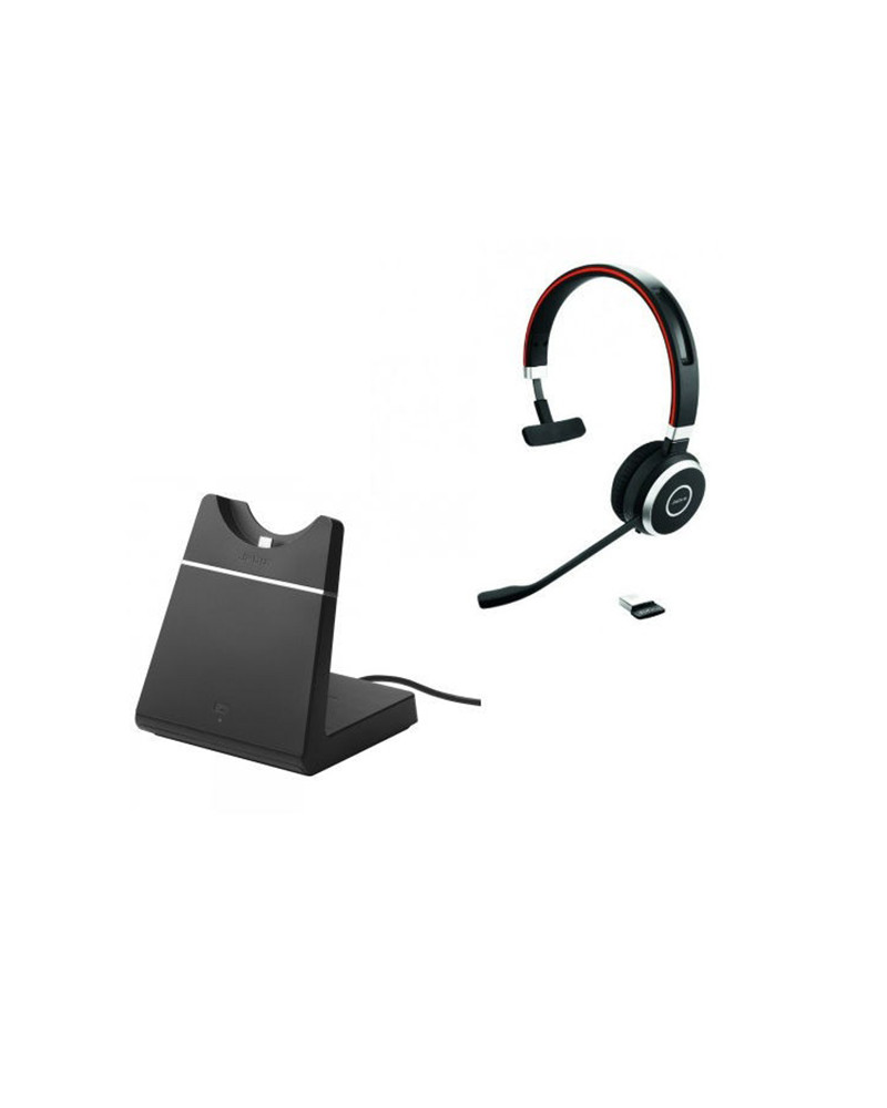 JABRA EVOLVE 65 UC MONO incl. charging stand & Link 360
