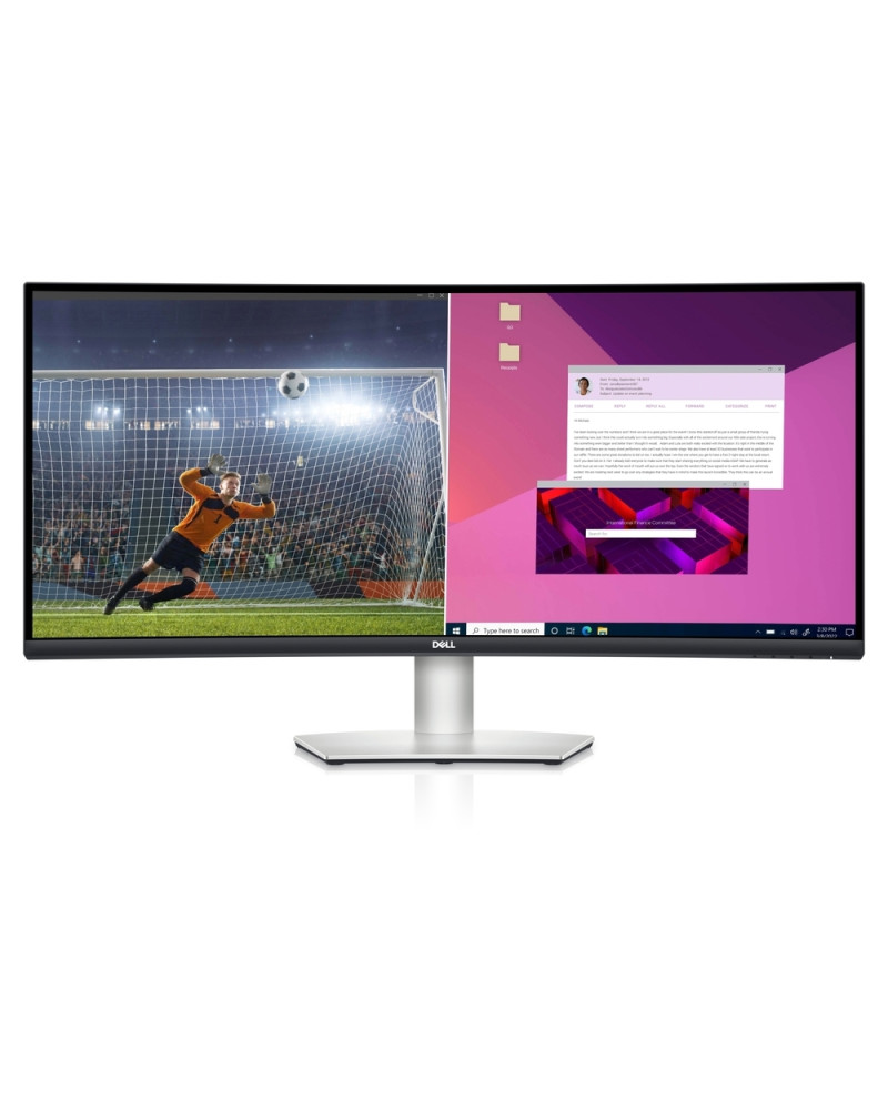DELL Monitor S3423DWC 34'' Curved 3440x1440 VA PANEL,USB-C,HDMI, DisplayPort, Height Adjustment, 3YearsW