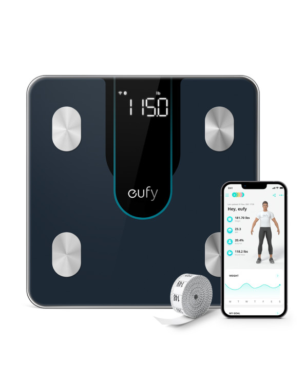 ANKER Eufy Smart Scale P2 Wi-Fi Bluetooth Black