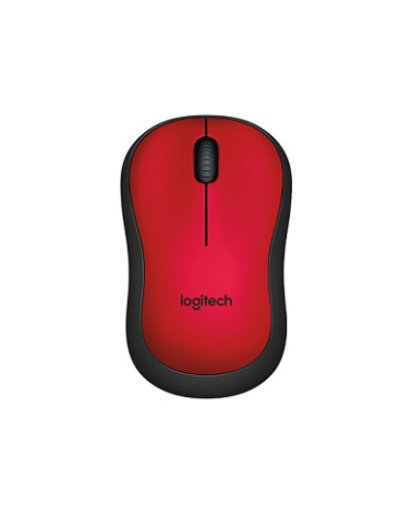 LOGITECH Mouse Wireless M220 Red Silent