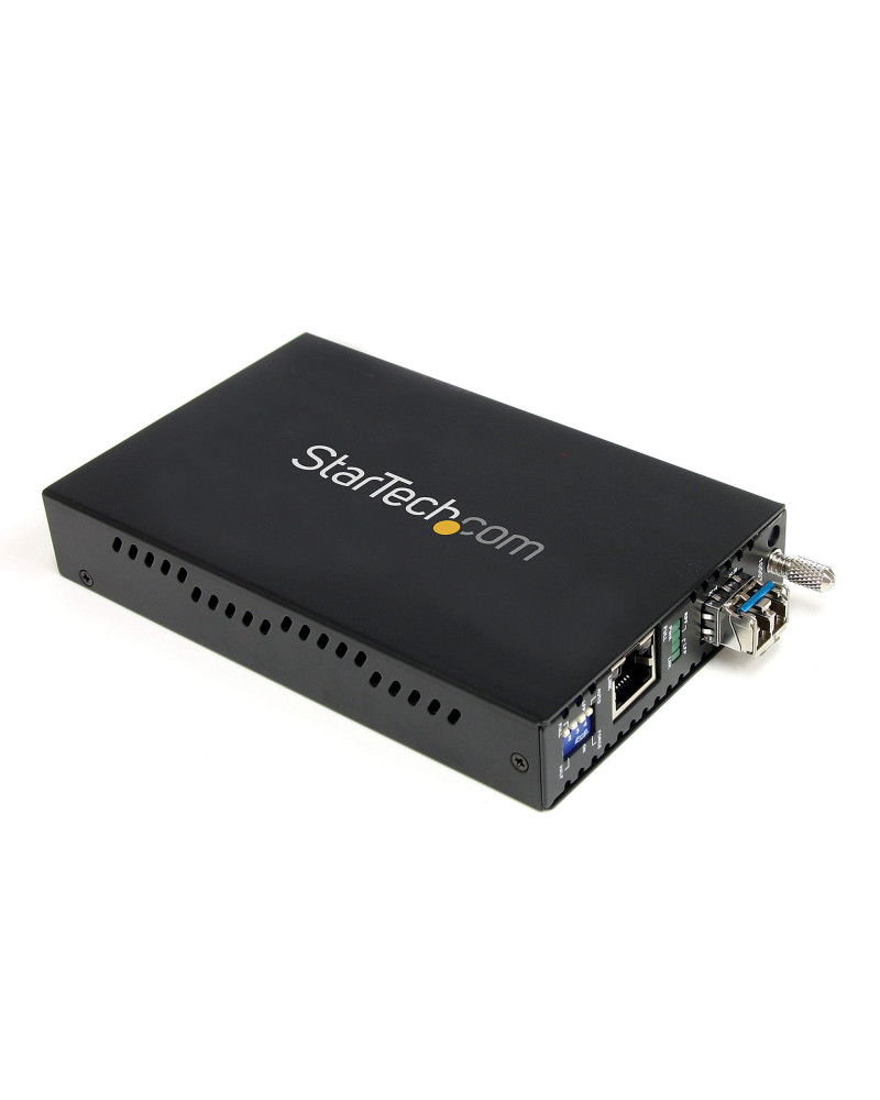 STARTECH GIGABIT SINGLE-MODE LC FIBER MEDIA CONVERTER NEW