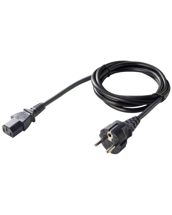 ΚΑΛΩΔΙΟ ΤΡΟΦΟΔΟΣΙΑΣ SCHUKO ΣΕ C13 ΜΑΥΡΟ