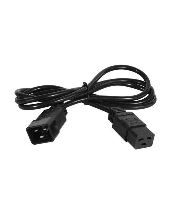 CABLE POWER CORD MALE-FEMALE C19 TO C20 0,5M BLACK