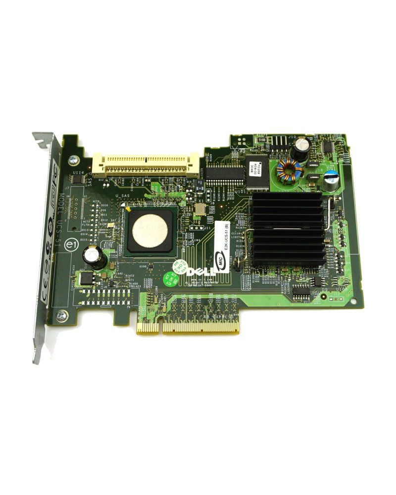 RAID CONTROLLER DELL SAS 5IR 0MB/NO BBU/PCIE/3GB/1CHx4 IN