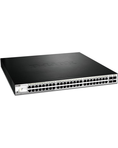 SWITCH ETH 48P 1GBE 4x1GBE RJ45/SFP DLINK DGS-1210 POE 370W NEW