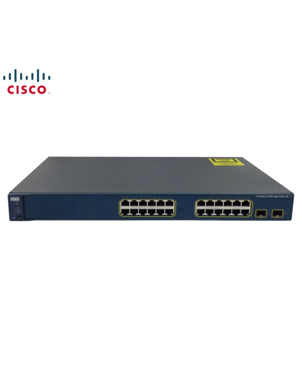 SWITCH ETH 24P 100MB 2x1GBE SFP CISCO CATALYST 3560 POE