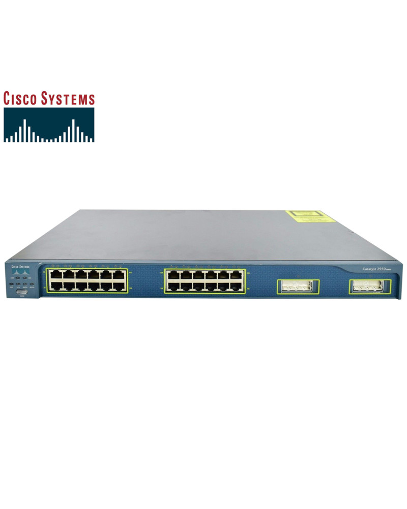 SWITCH ETH 24P CISCO 2950G 24Px10/100MB, 2PxGBIC SFP NPS