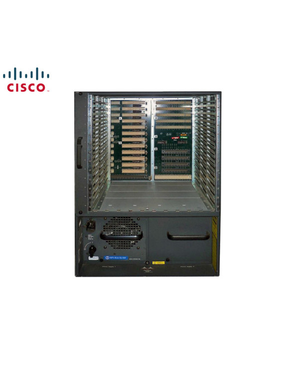 CISCO 7600 SERIES 13-SLOT CHASSIS WITH FAN MODULE & 2PSU DC