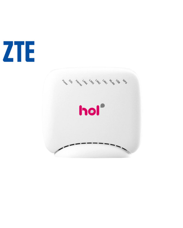 ROUTER WIRELESS ZTE ZXHN H108N 4PORTS ETH 100Mb w/PSU 12V OV