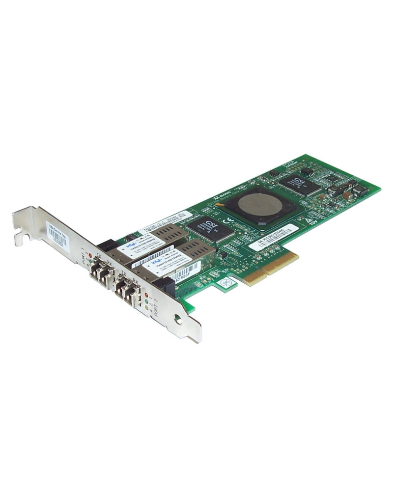 HBA FC 4GB QLOGIC QLE2462 FIBER CHANNEL DUAL PORT PCI-E