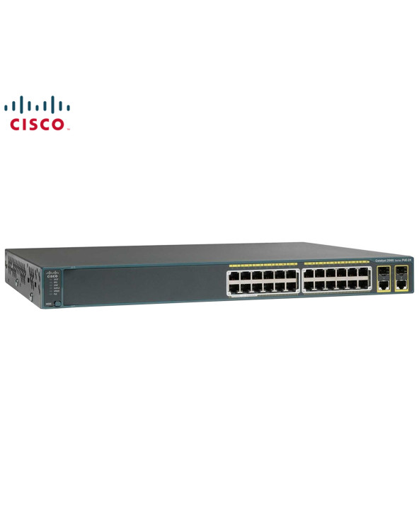 SWITCH ETH 24P 100MB 2x1GBE RJ45 CISCO CATALYST 2960