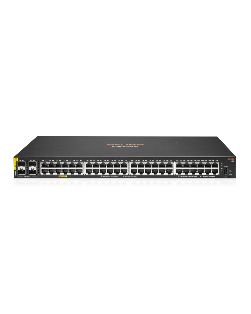 SWITCH ETH 48P 1GBE 4x10GBE SFP+ HPE ARUBA 6100 POE+ 370W NEW ΕΓΓΥΗΣΗ HP