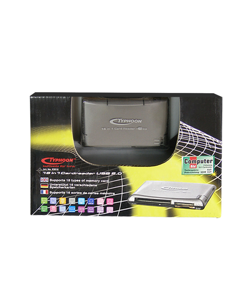 CARD READER USB 2.0 TYPHOON 83018 NEW