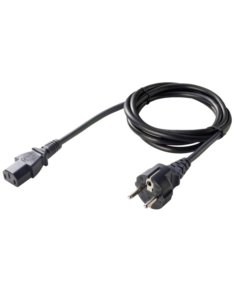 ΚΑΛΩΔΙΟ ΤΡΟΦΟΔΟΣΙΑΣ SCHUKO ΣΕ C13 ΜΑΥΡΟ NEW