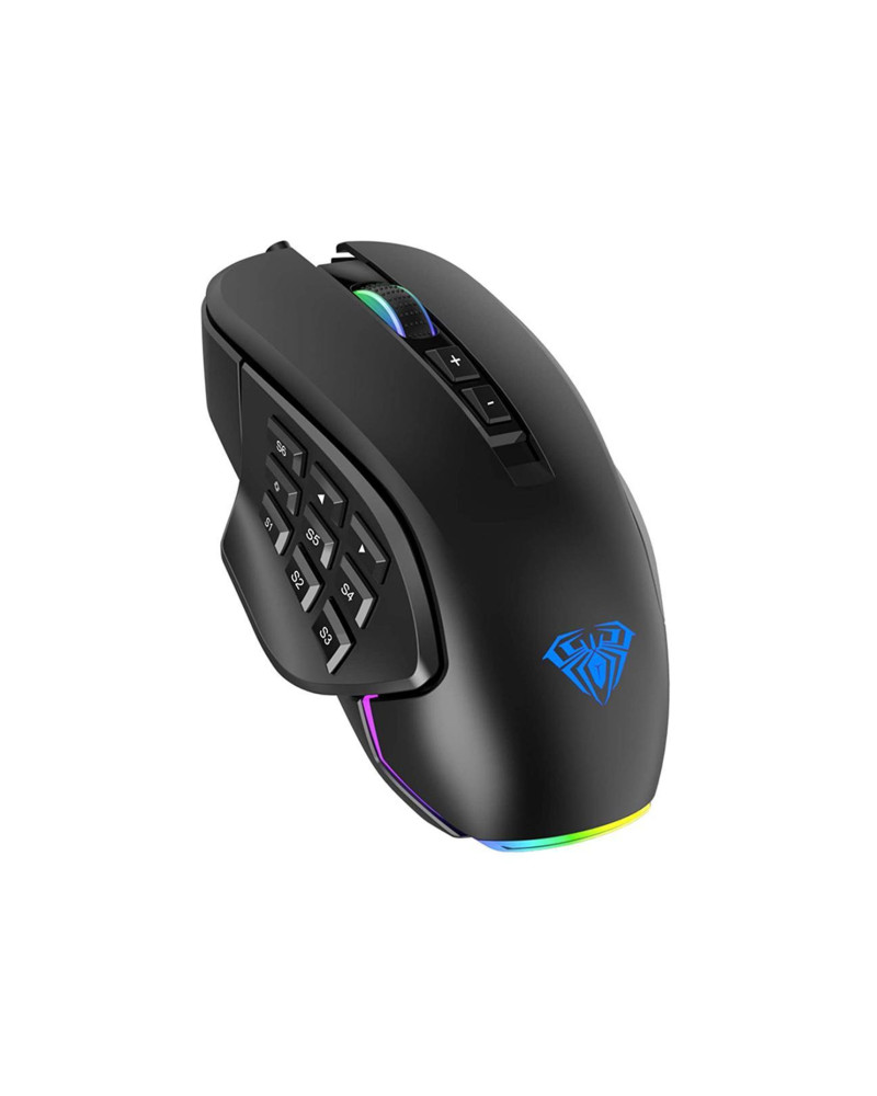MOUSE AULA H510 RGB WIRED USB BLACK NEW