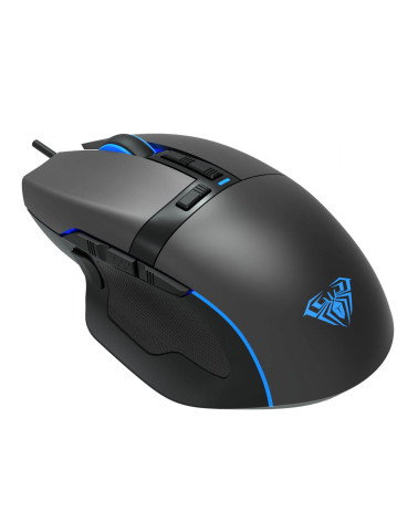 MOUSE AULA F808 RGB WIRED USB BLACK NEW