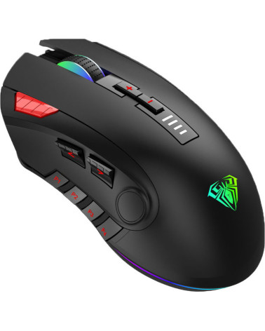 MOUSE AULA H512 RGB WIRED USB BLACK NEW