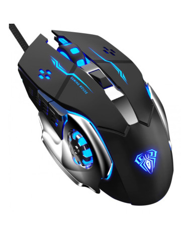 MOUSE AULA S20 RGB WIRED USB BLACK NEW