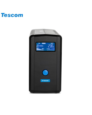 UPS 1200VA TESCOM LEO PLUS LCD 1200AP WITH USB P TOWER NEW