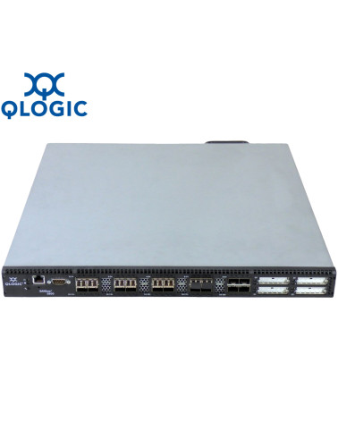 SWITCH FC 24P 8GB QLOGIC SANBOX5802  w16 SFP FTLF8528P2BNV