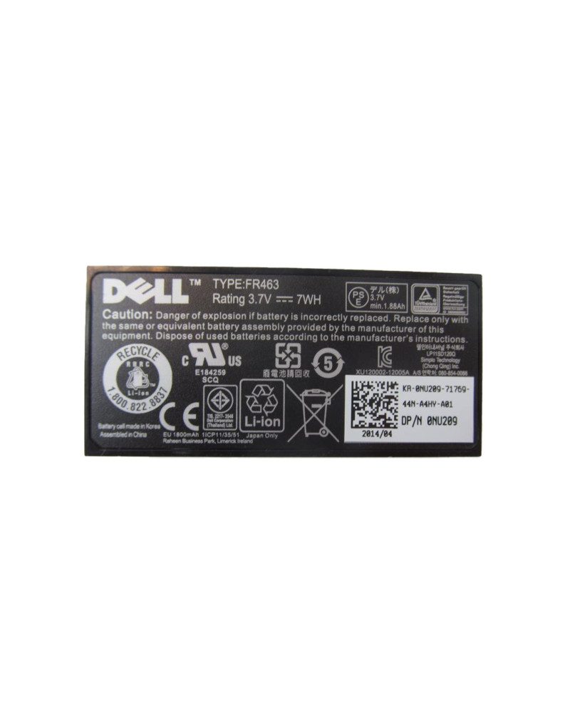 RAID BATTERY DELL PERC 5 6 H700 SERIES NO CABLE- U8735