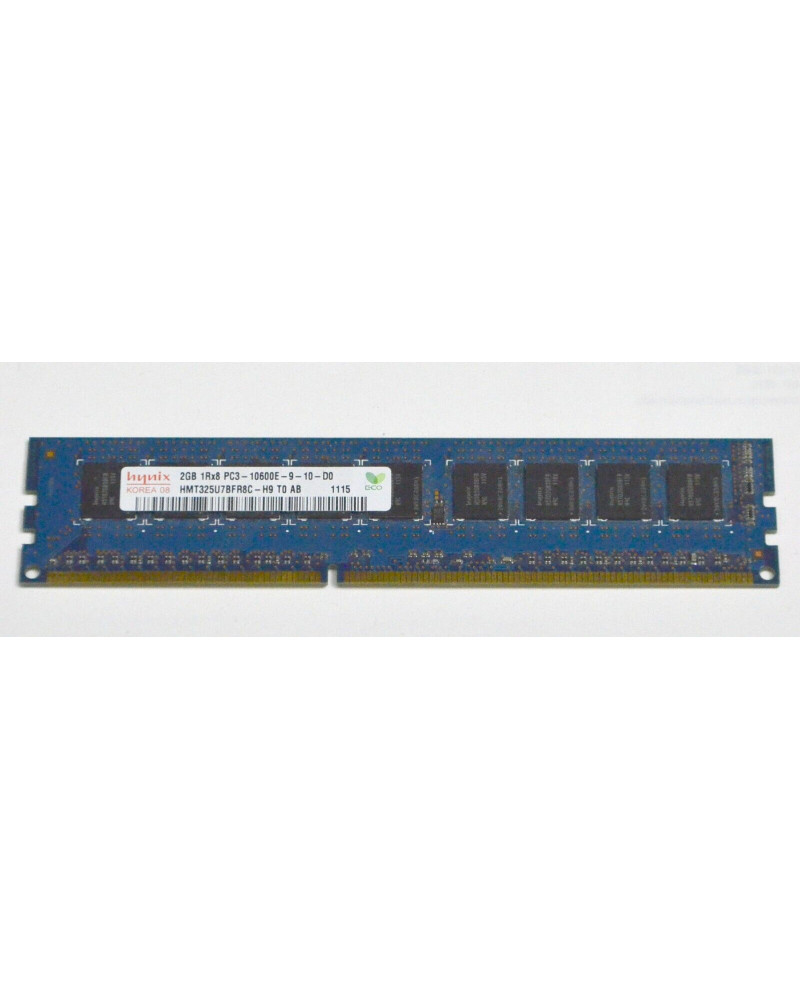 2GB HYNIX PC3-10600E DDR3-1333 1Rx8 CL9 ECC UDIMM 1.5V