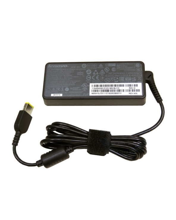 AC ADAPTER IBM-LENOVO 20.0V/3.25A/65W (YELLOW SQUARE)  - ADLX65NCC3A