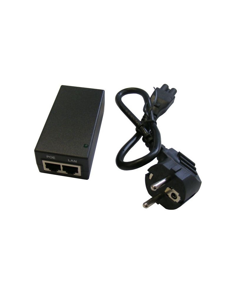 POE INJECTOR 48V 24W GIGABIT BRICK TYPE WITH CABLE ESD PROTECTED NEW