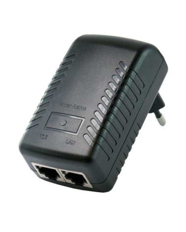 POE INJECTOR 24V 24W PLUG TYPE NEW