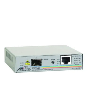 MEDIA CONVERTER ETH RJ45 TO SFP ALLIED TELESIS AT-GS2002/SP