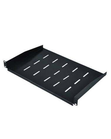 SHELF ΡΑΦΙ RACK 1U 19" 46.5x71.5cm/UP TO 120KG BLACK NEW
