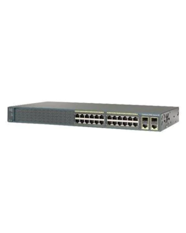 SWITCH ETH 24P 100MB 2x1GBE RJ45/SFP CISCO CATALYST 2960 8P x POE WS-C2960-24LC-S