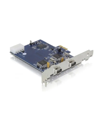 FIREWIRE 2-PORT DELOCK PCI-E