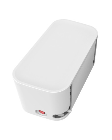 SONORA POWER BOX WHITE Κουτί οργάνωσης με πολύπριζο 5 θέσεων & 3 θύρες USB