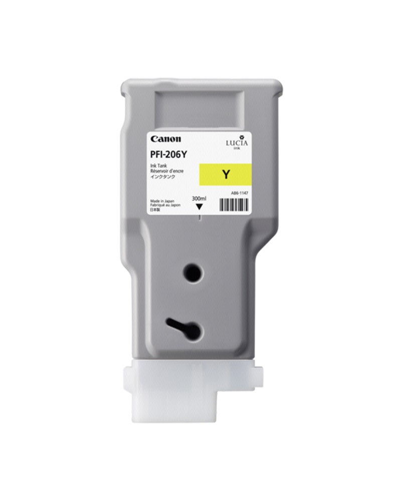 Canon Κασέτα Μελάνης PFI-206 Κίτρινο by DoctorPrint